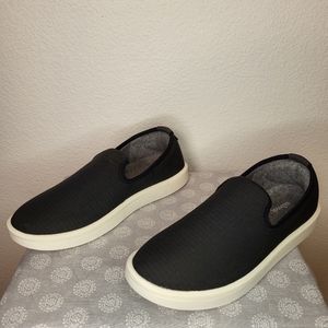 Allbirds Merino Wool Loungers size 9 in Natural Black w Natural White Sole